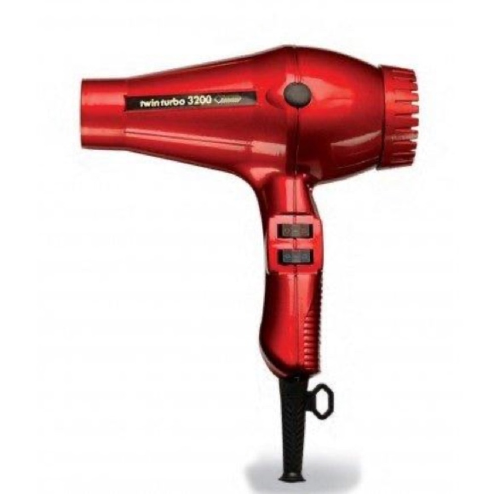 3200 Twin Turbo Professional Red Hair Dryer - Picture 10 of 11